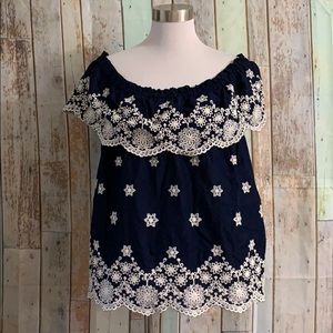 Maurices NWT Embroidered Top